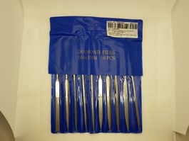 Diamant Beschichtetes Nadel-Feilen Set 140x3mm 10Stk.