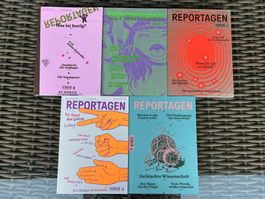 5x REPORTAGEN Magazin –  verschiedene Ausgaben Jan. - Sep 26