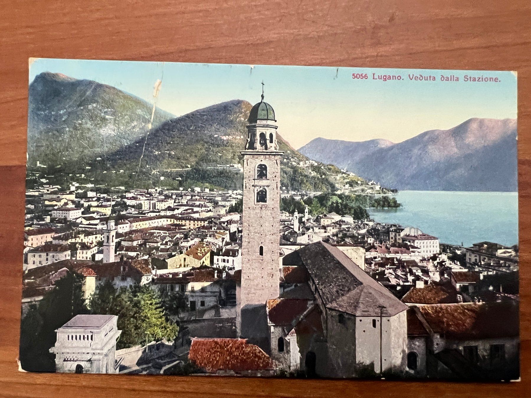 Cartoline postali: AK  1958 Lugano    (G2519) – Usato da Hinwil venduto da Sidi4
