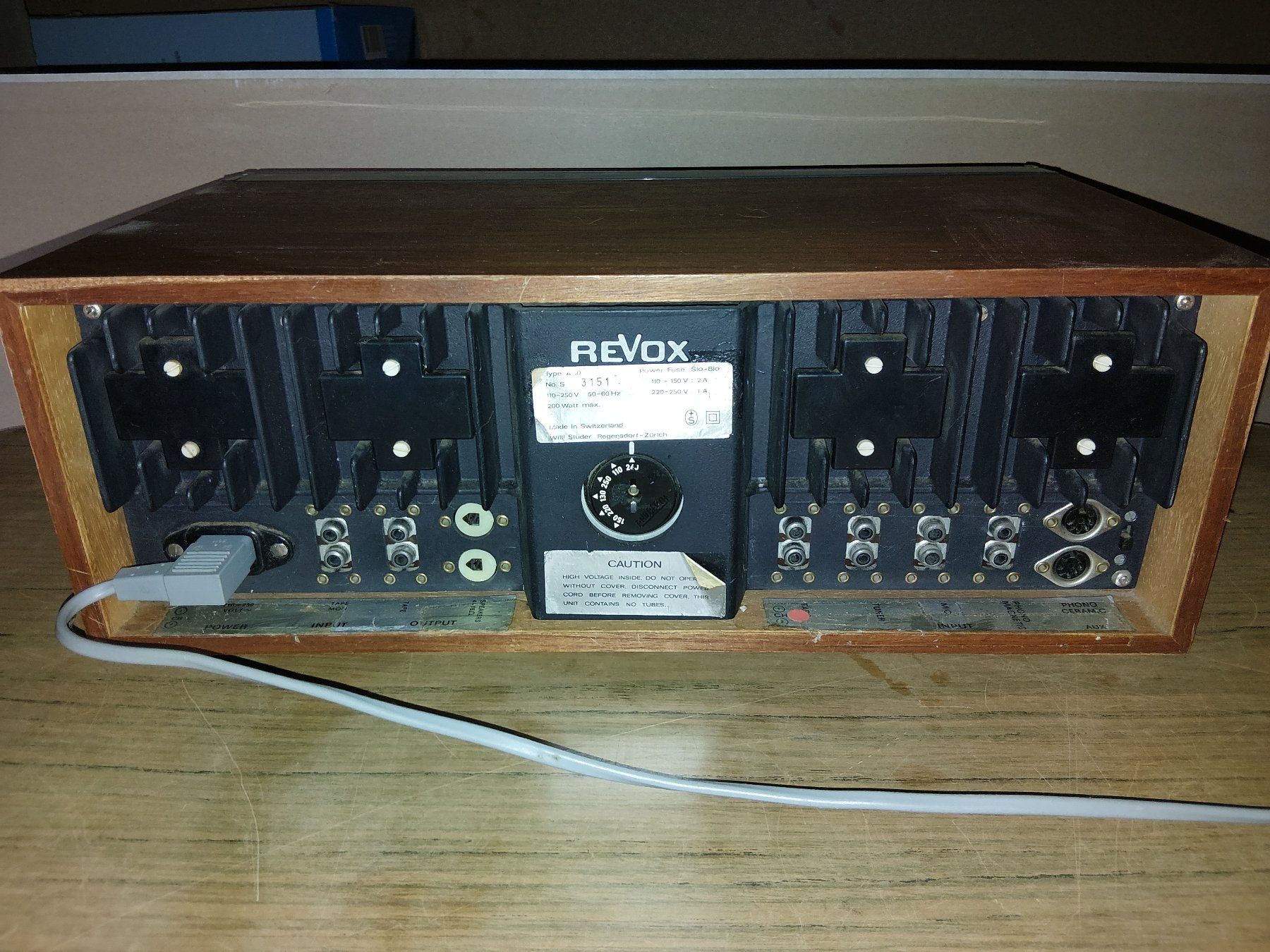 Revox Amplificatori: Revox A50 – Usato da Wintersingen venduto da MF-Lingus 4