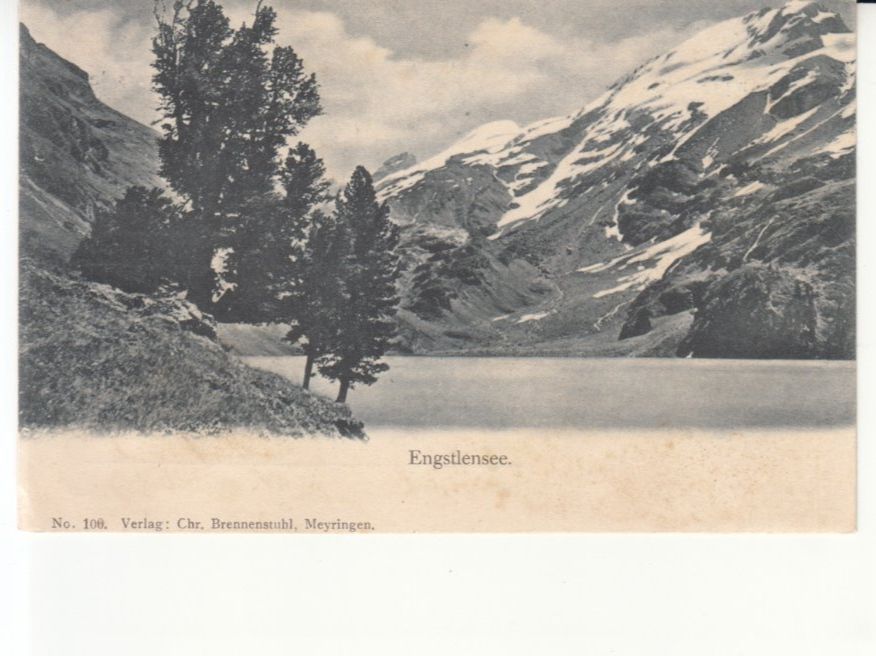 Cartoline postali: Engstlensee ca. 1900 – Usato da Bürglen TG venduto da StampGraf