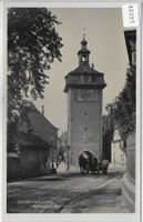 Schaffhausen - Schwabentor mit Pferdefuhrwerk
