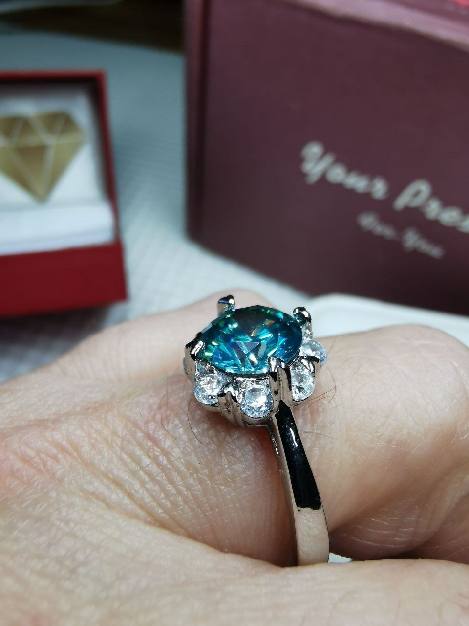 Anelli: Bague avec zircons – Nuovo e nell'imballaggio originale da Reconvilier venduto da Tsma67 2