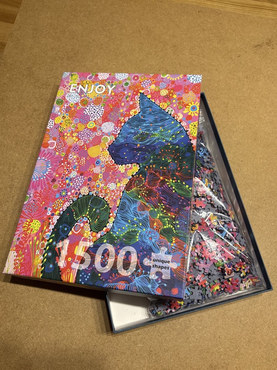 Puzzle: Puzzle mit 1500 Teile / Katze Motiv – Usato da Rümlang venduto da baselsale1