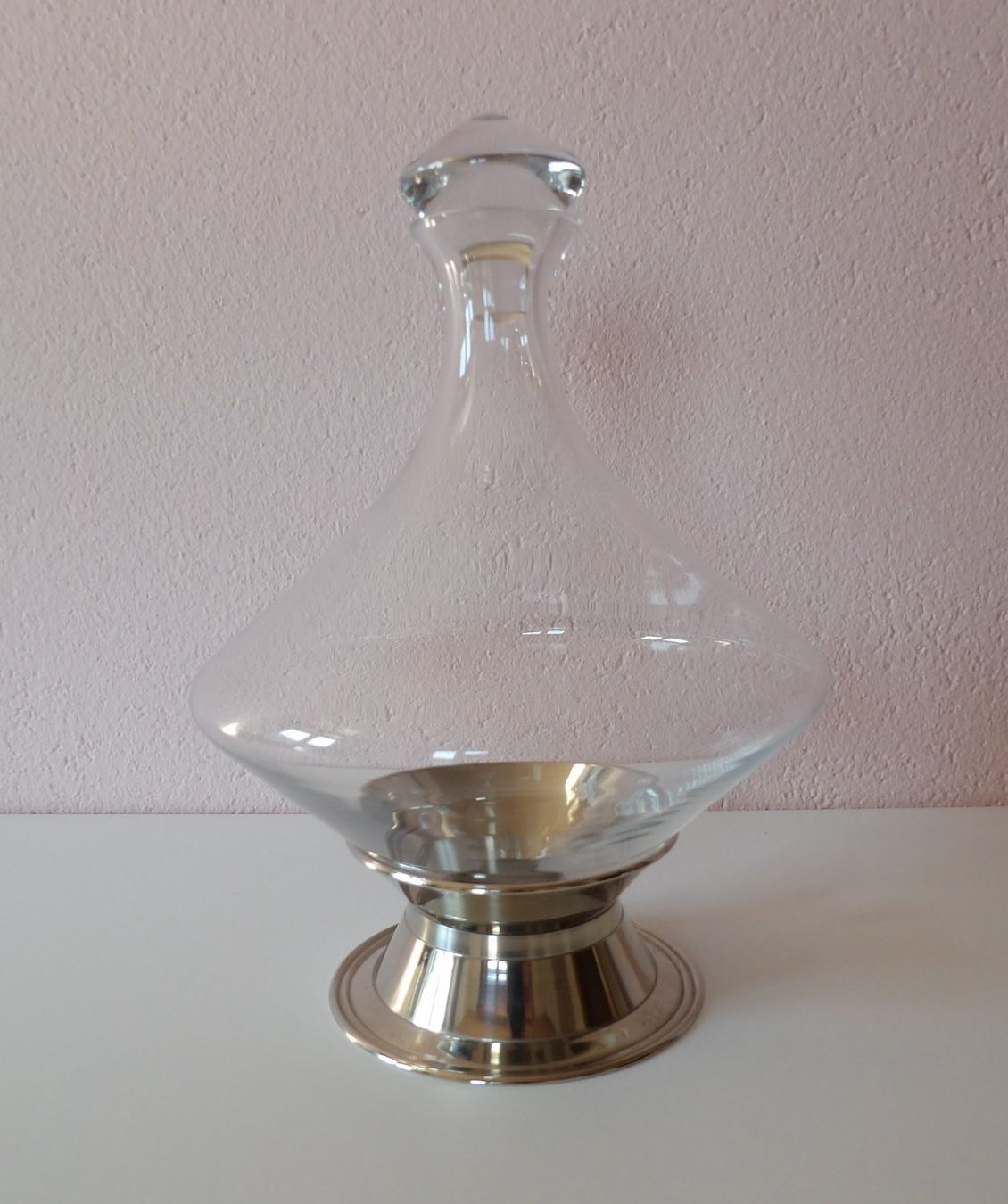 Caraffe: eleganter Weindekanter mit Standfuss – Usato da Niederlenz venduto da Steff99