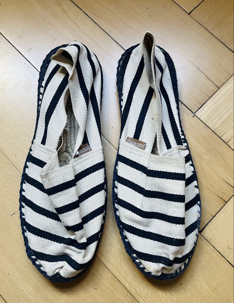 Chaussures hommes: ESPADRIJ Freizeitschuhe Classic-Ecru blau 37 – D'occasion à Genève par agnieszkiew 1