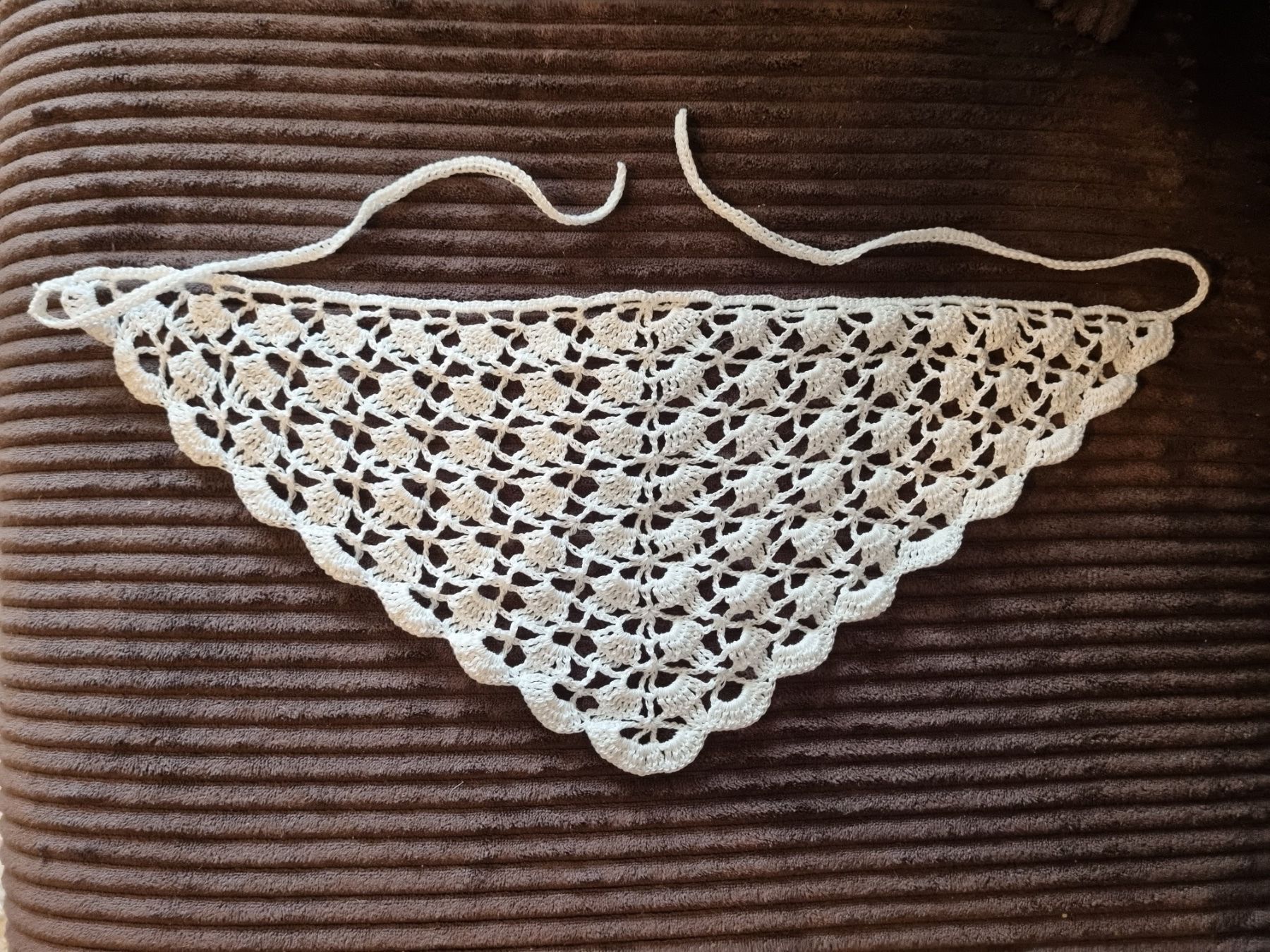 Accessori per capelli: Foulard cheveux crochet blanc coton – Nuovo e nell'imballaggio originale da Riddes venduto da pierre-a-facettes