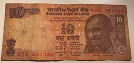 Indien 10 Rupees 2015