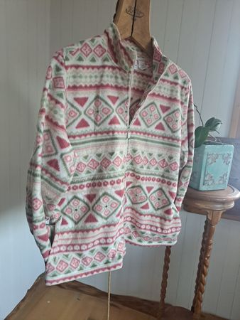 ALFRED DUNNER 90s Vintage Fleece Jacke 42 44 L Fleecejacke