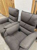2 Stk Fernsehsitze grau elekronisch