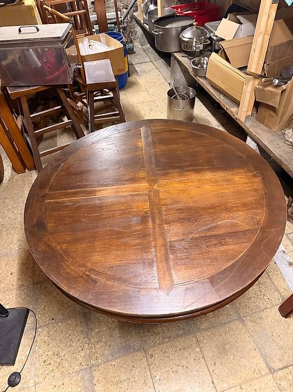 Tavoli: Holztisch rund 120-190 gebraucht – Usato da Kastanienbaum venduto da Lukas_A. 3