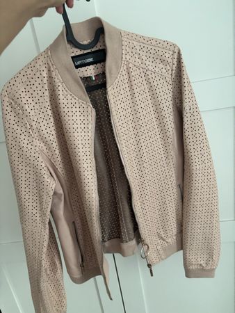 Leder-Sommerjacke