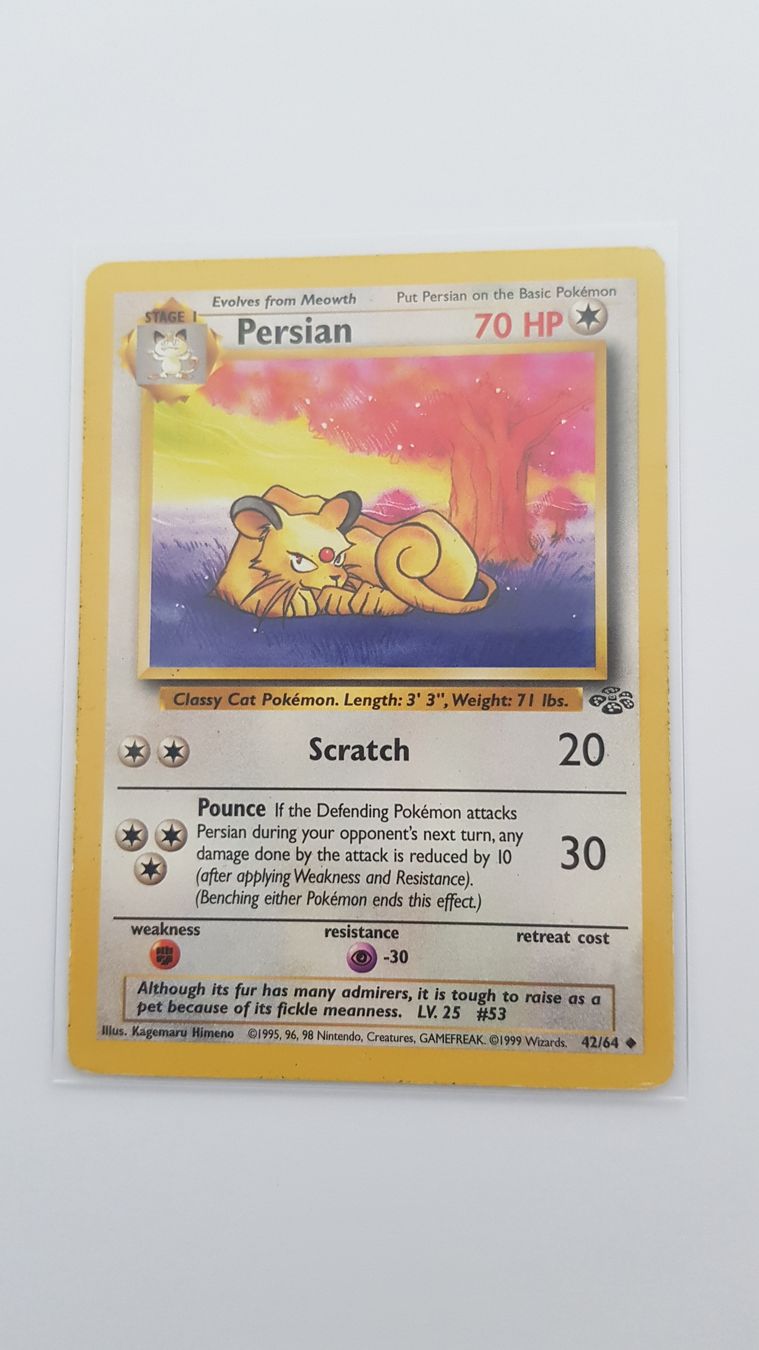 Pokémon Carte collezionabili: Jungle - 42 - Persian – Usato da Neuchâtel venduto da bilao