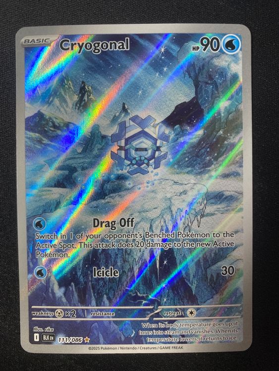 Cryogonal 111 - Frigometri - Illust. Rare - Black Bolt - EN (Neu ...