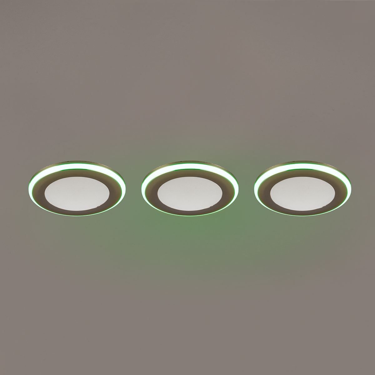 Lampade: LED Einbauleuchten, 3er Set, 8 cm Ø – Nuovo (secondo la descrizione) da Kreuzlingen venduto da Smart-Light 6