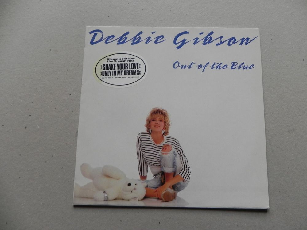 LP USA Rock Pop Sängerin Debbie Gibson 1987 Out of the Blue (Gebraucht ...