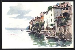 Gandria, Ortsansicht mit dem Lago di Lug