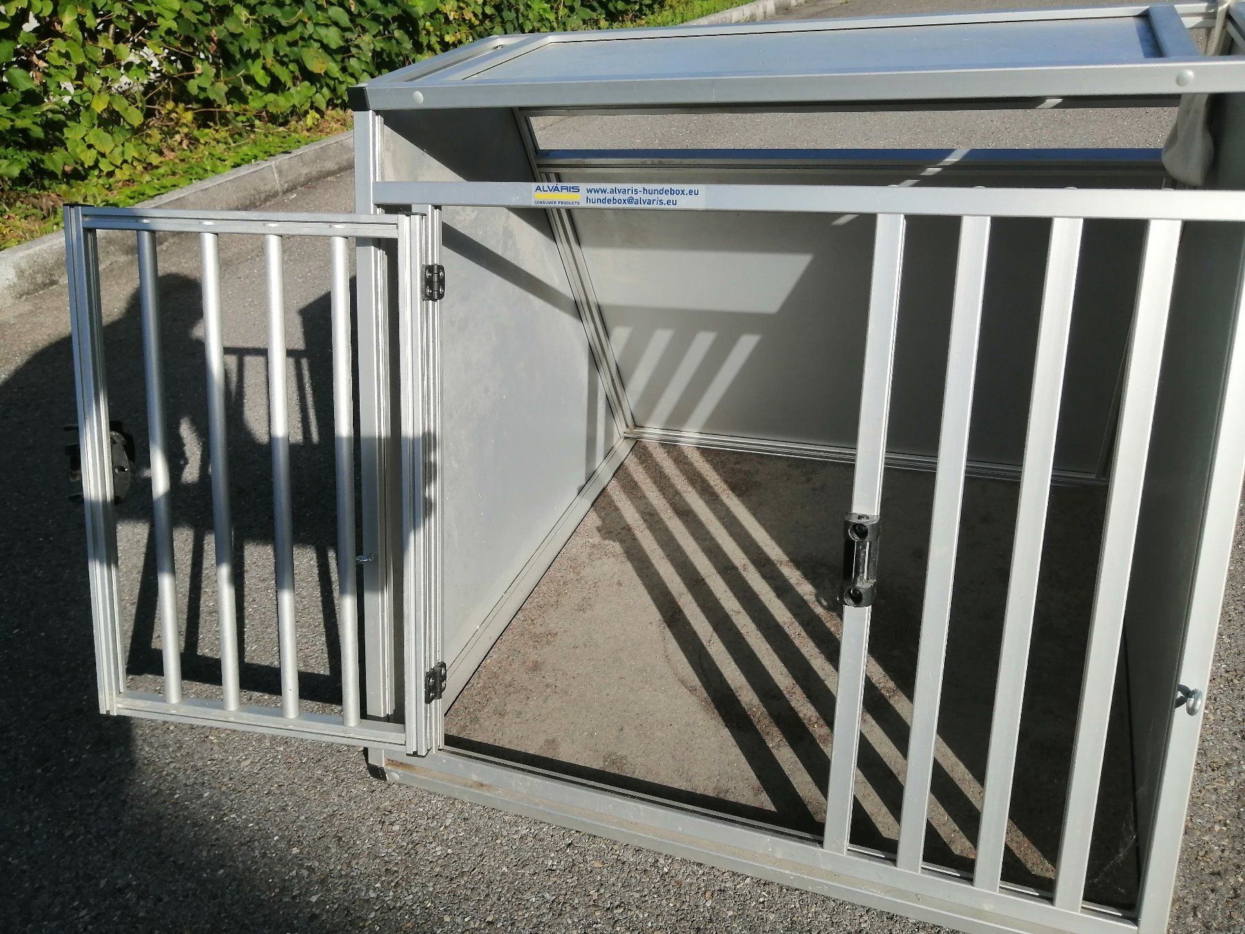 Gabbie, trasporto & Sicurezza: Hundebox Transportbox fürs Auto – Usato da balterswil venduto da minkewhale2007
