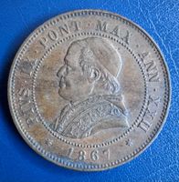 4 Soldi 20 Centesimi 1867 Vatikan Pius IX, ab 1 Chf!