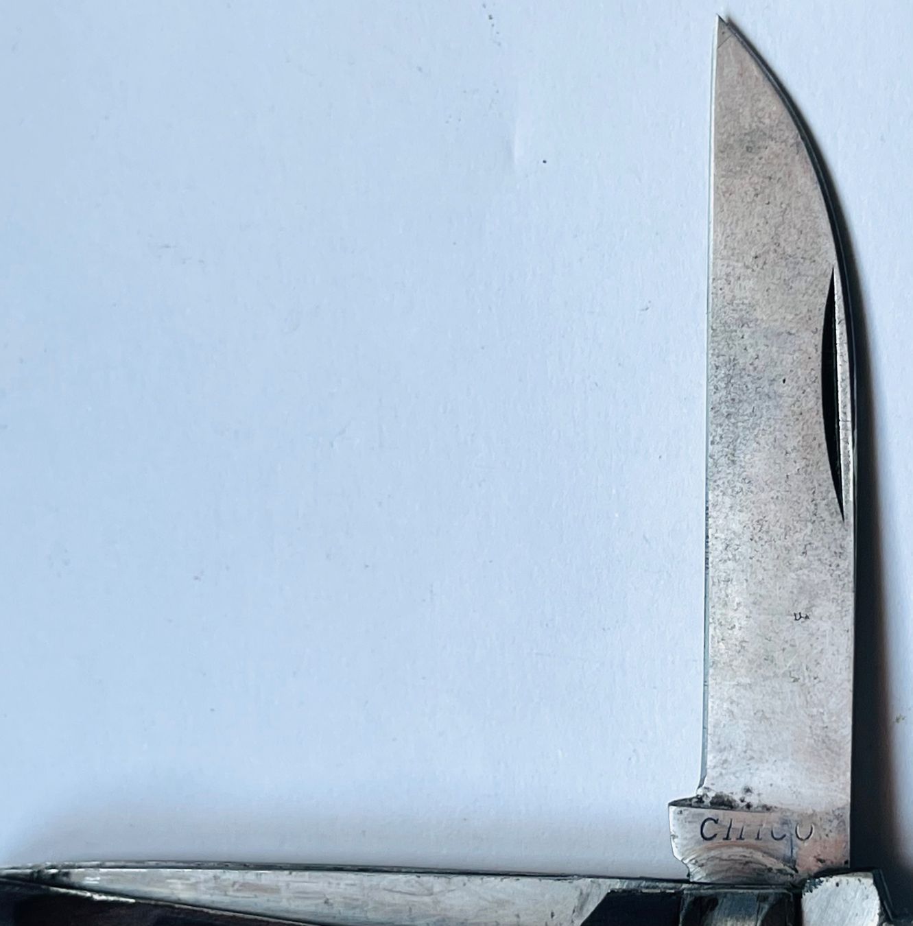 Coltelli tascabile: Antikes Sackmesser CHICO mit grosser Ahle, grosse Klinge – Usato da Basel venduto da TOMFAN 6