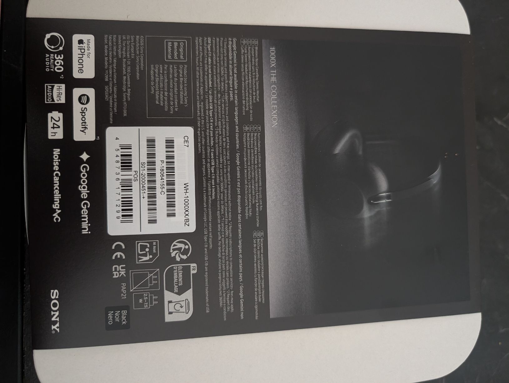 Sony Kopfhörer: Sony 1000X The ColleXion – Neu und originalverpackt aus Mendrisio von ibr_ckm6 1