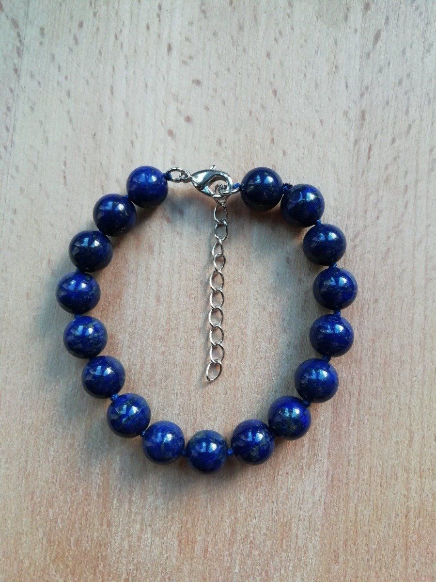Bracciali & Braccialetti: Wunderschönes Armband, Lapislazuli 18 cm – Nuovo (secondo la descrizione) da Basel venduto da Thymia 3