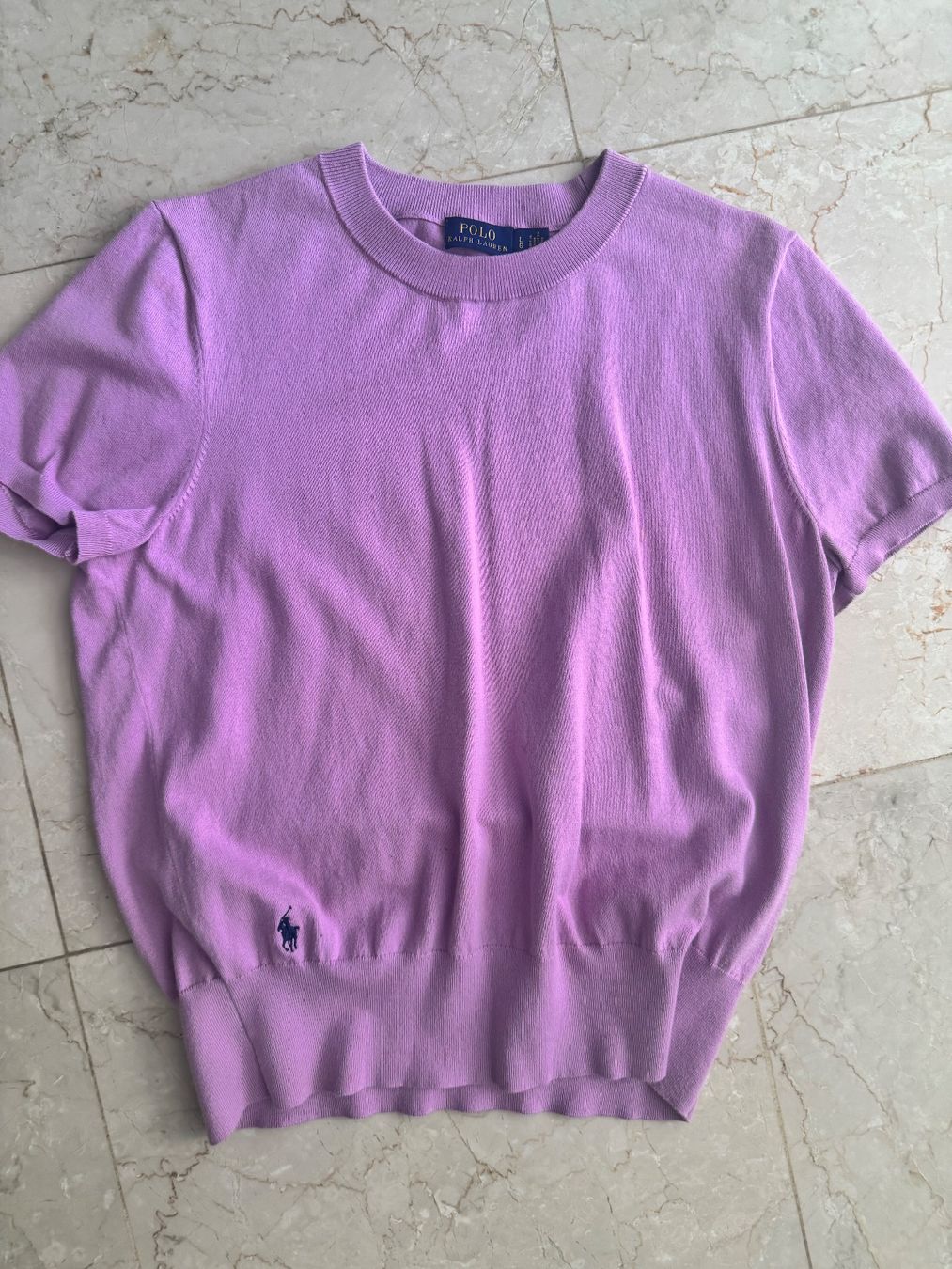 Ralph Lauren T-shirt: Ralph Lauren Lilac Shirt – Nuovo (secondo la descrizione) da Basel venduto da mar_dgx7