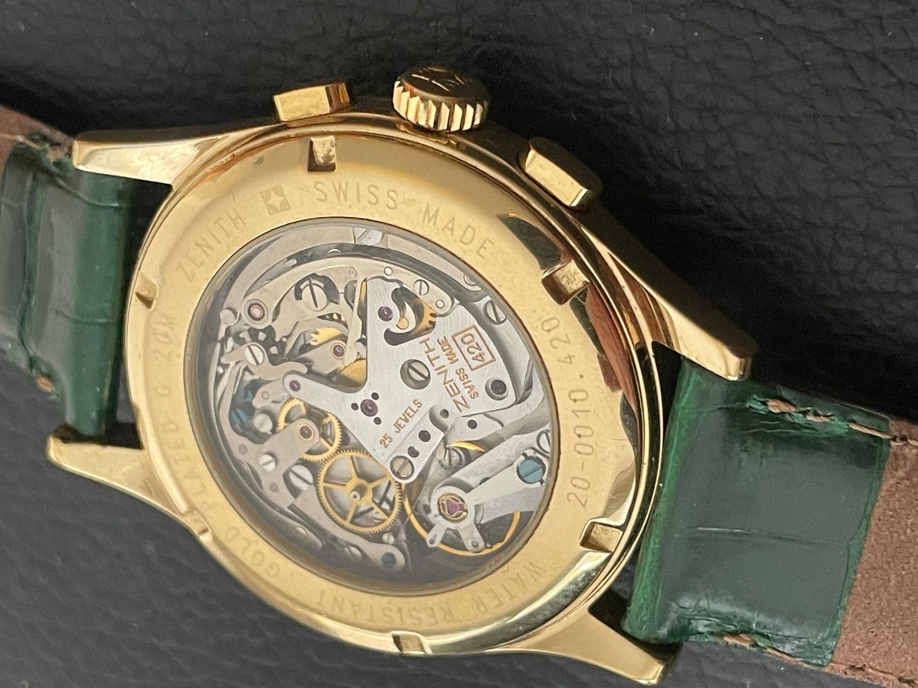 Zenith Orologi: Z E N I T H -  PRIME  Chronograph - Kal 420 – Usato da Rodersdorf venduto da luculus46 5