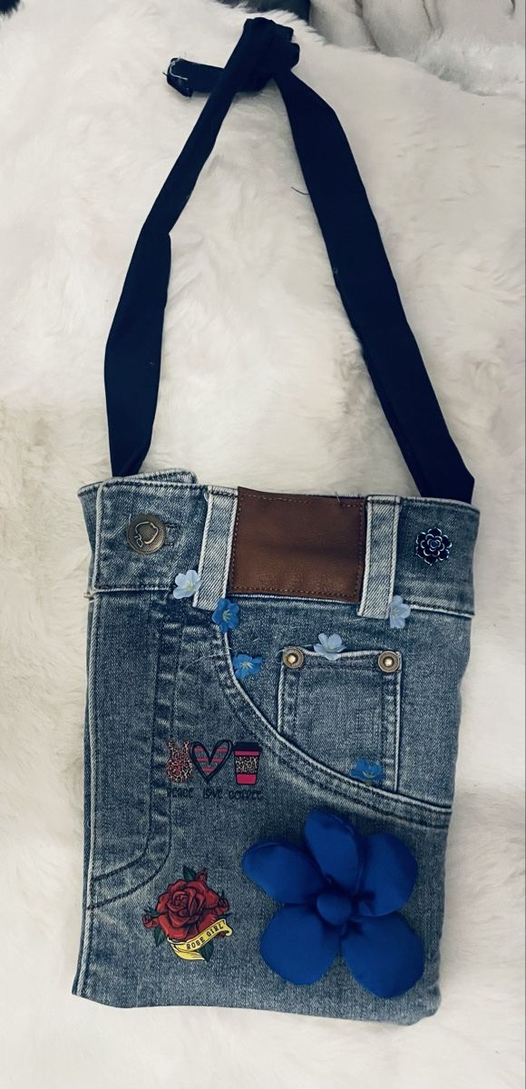 Borse: Jeans Handtasche, einzigartig Neu! – Nuovo e nell'imballaggio originale da Au ZH venduto da Jaggy4 1