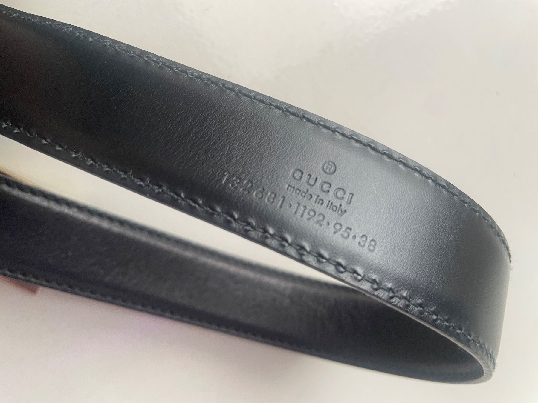 Gucci Cinture: Gucci - Belt Black and Gold – Usato da Minusio venduto da Pink222 2