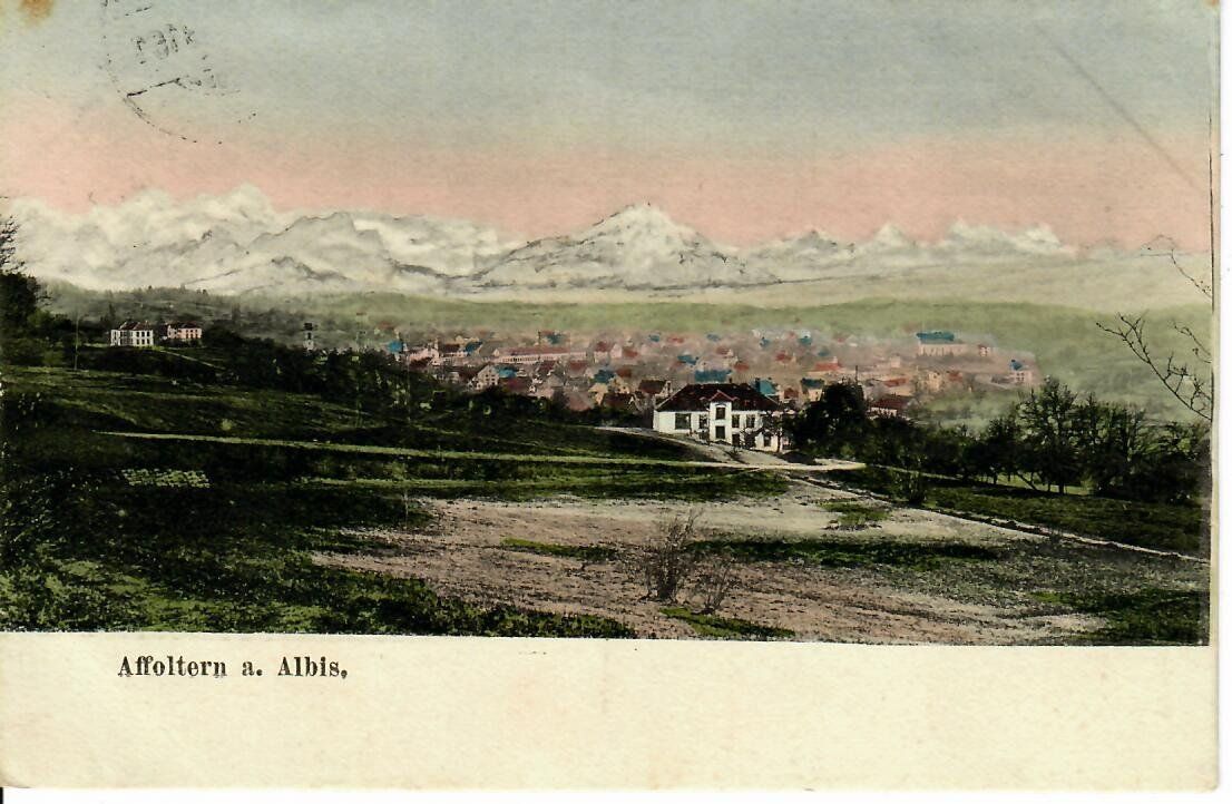 Ansichtskarten: Affoltern am Albis  1923 – Gebraucht aus Hochdorf von Ziegel-16