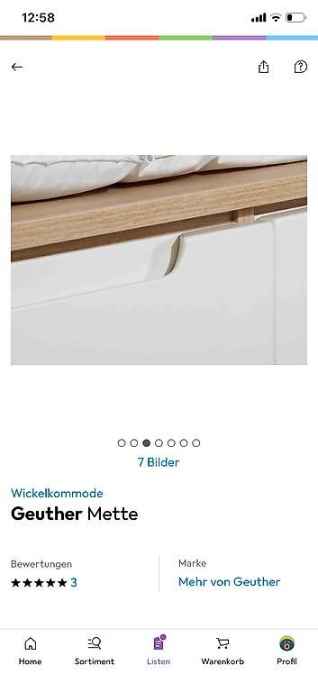 Fasciatoi & Accessori: Wickelkommode Geuther Mette – Usato da Biglen venduto da Sybille08 4