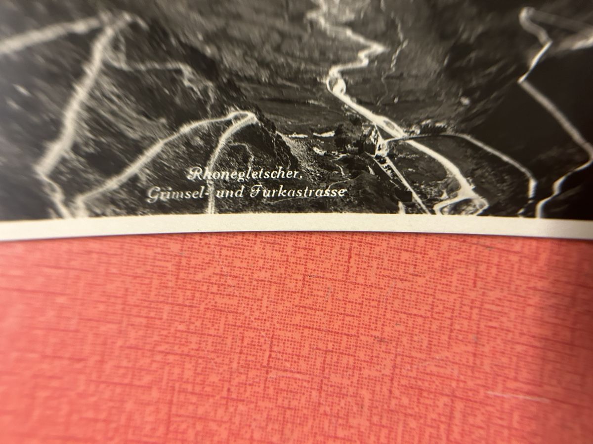 Cartoline postali: Ansichtskarte Rhonegletscher Grimsel und Furkastrasse mit St – Usato da Lanzenhäusern venduto da vic63 1