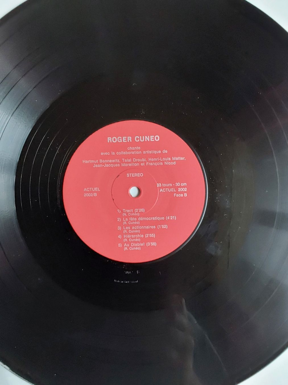 Schallplatten: LP Vinyl - Roger Cunéo - Suisse – Gebraucht aus Villeret von Fil11 3