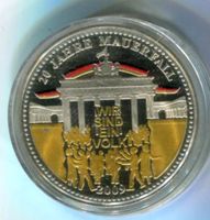Silbermedaille - 20 Jahre Mauerfall. Wir sind ein Volk!