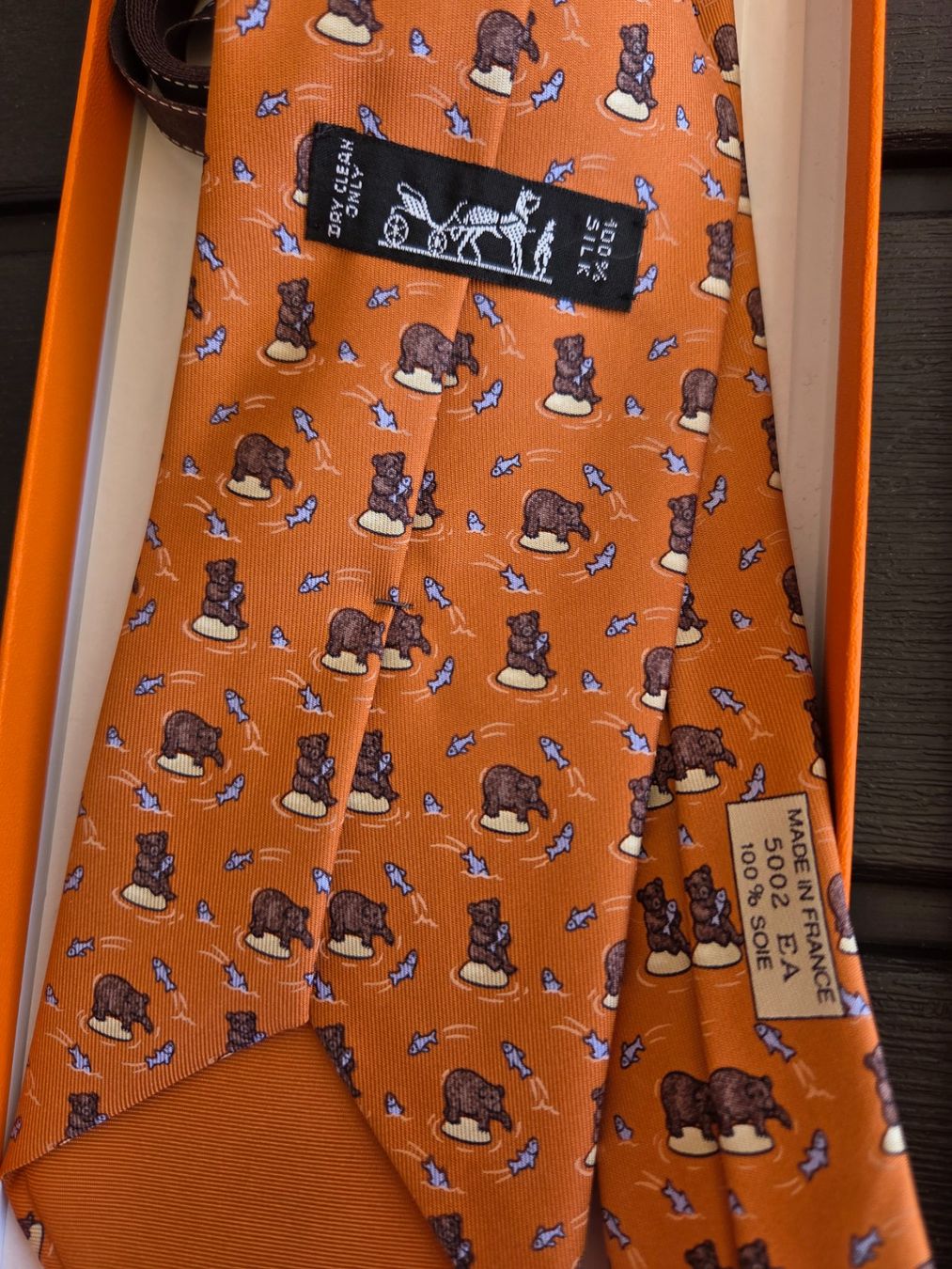 Hermès Cravatte: Cravate HERMES-Paris box original – Usato da Minusio venduto da Ninfa54 1