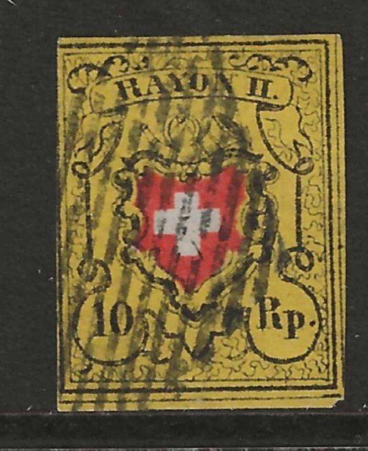 Alle Briefmarken: 1850 : Rayon Nr. 16II – Gebraucht aus Gümligen von Geniusbuy