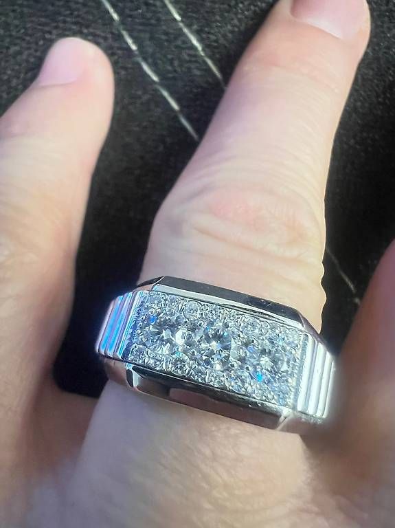Anelli: Herren Ring mit Brillanten  – Usato da Pfäffikon ZH venduto da SuisseLife 1