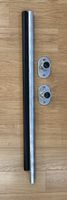 Rohrverbinder-Set: 2x Rohr, 2x Wandflansch