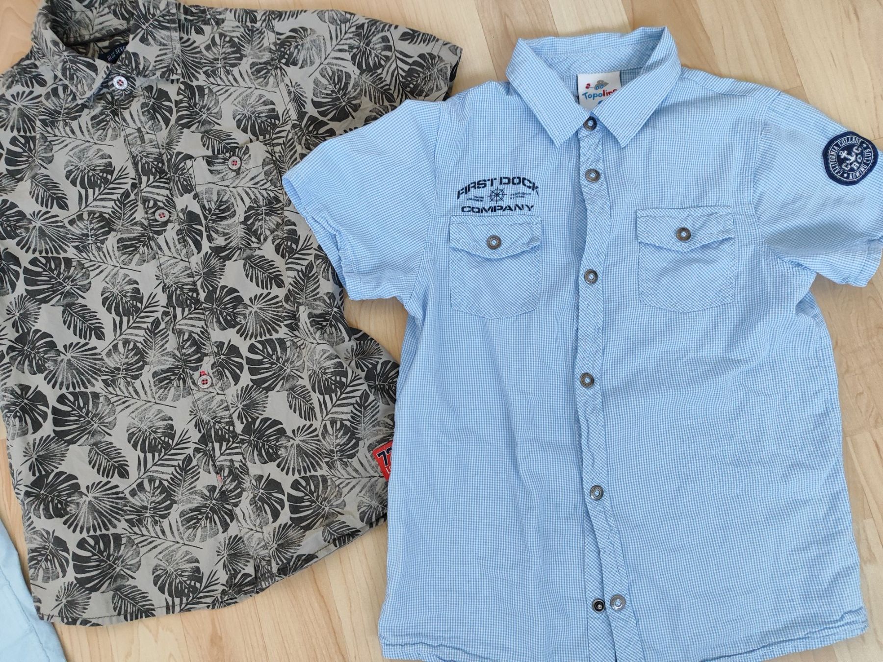 Camicie, T-shirt & Polo: 3 schöne Sommer Hemde Junge Gr. 128 – Usato da Seon venduto da Mandes1 2