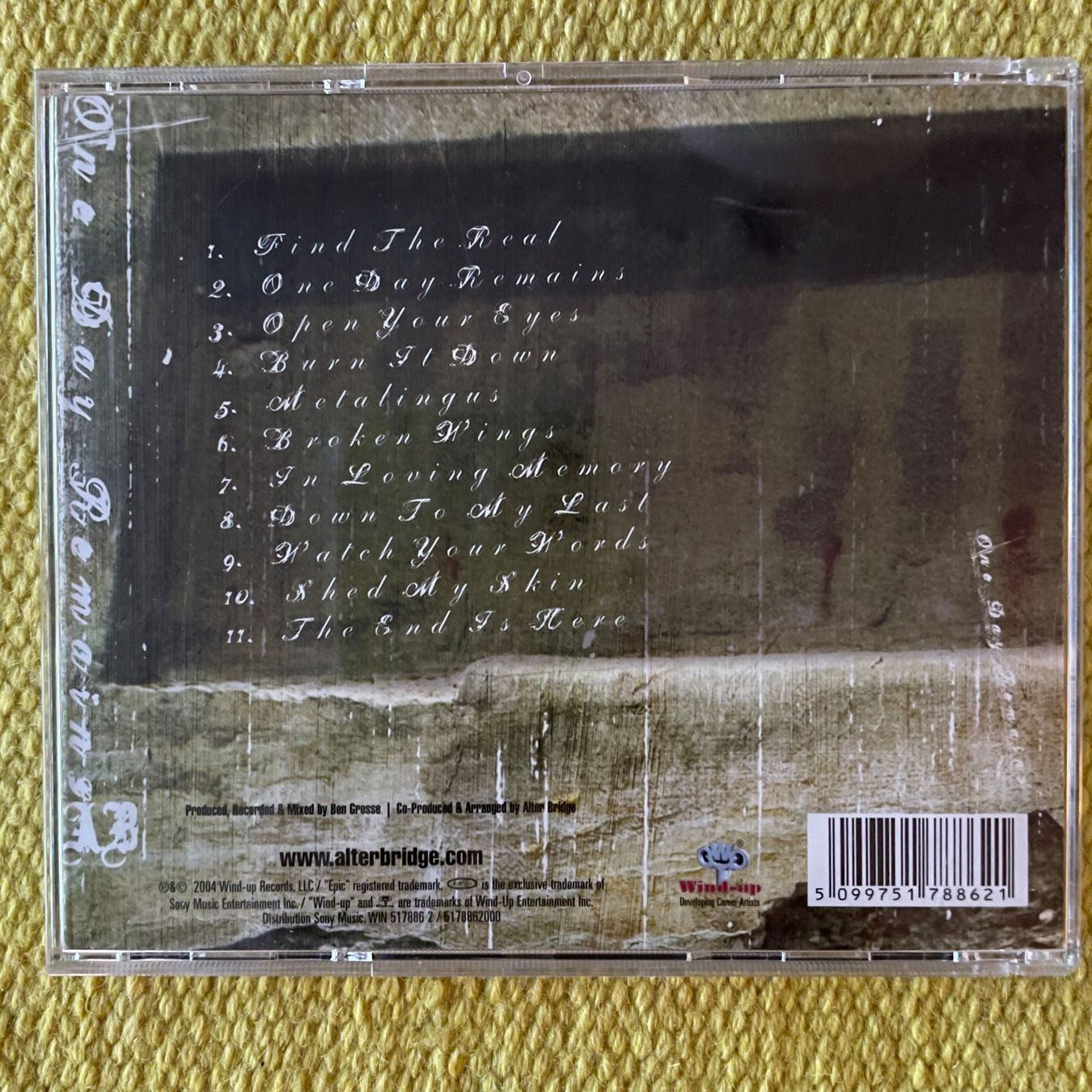 CD: ALTER BRIDGE-ONE DAY REMAINS – Usato da Rorschacherberg venduto da CD-Roli 1