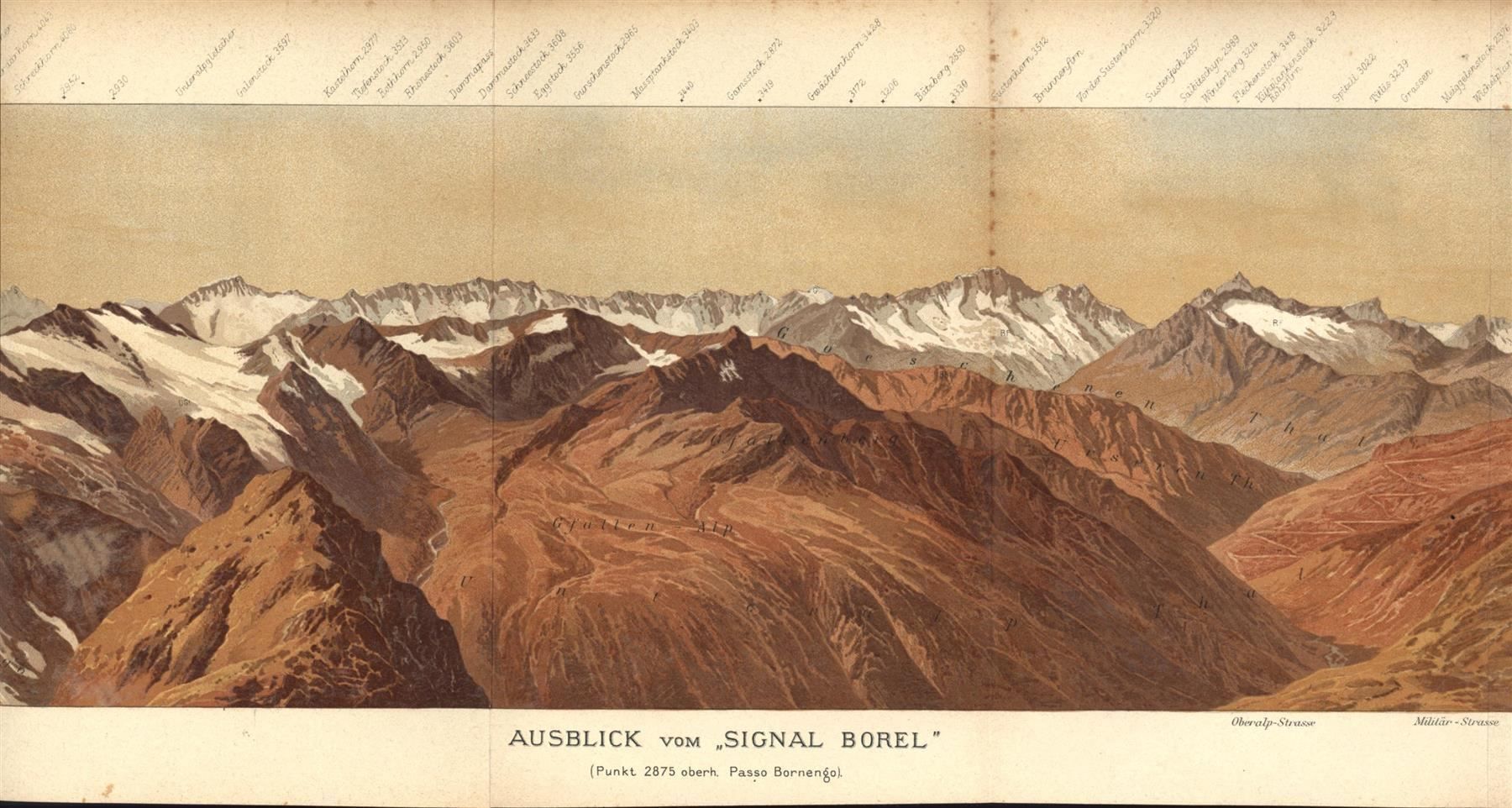 Landkarten & Atlanten: Signal Borel Panorama – Gebraucht aus Rafz von Helvet32