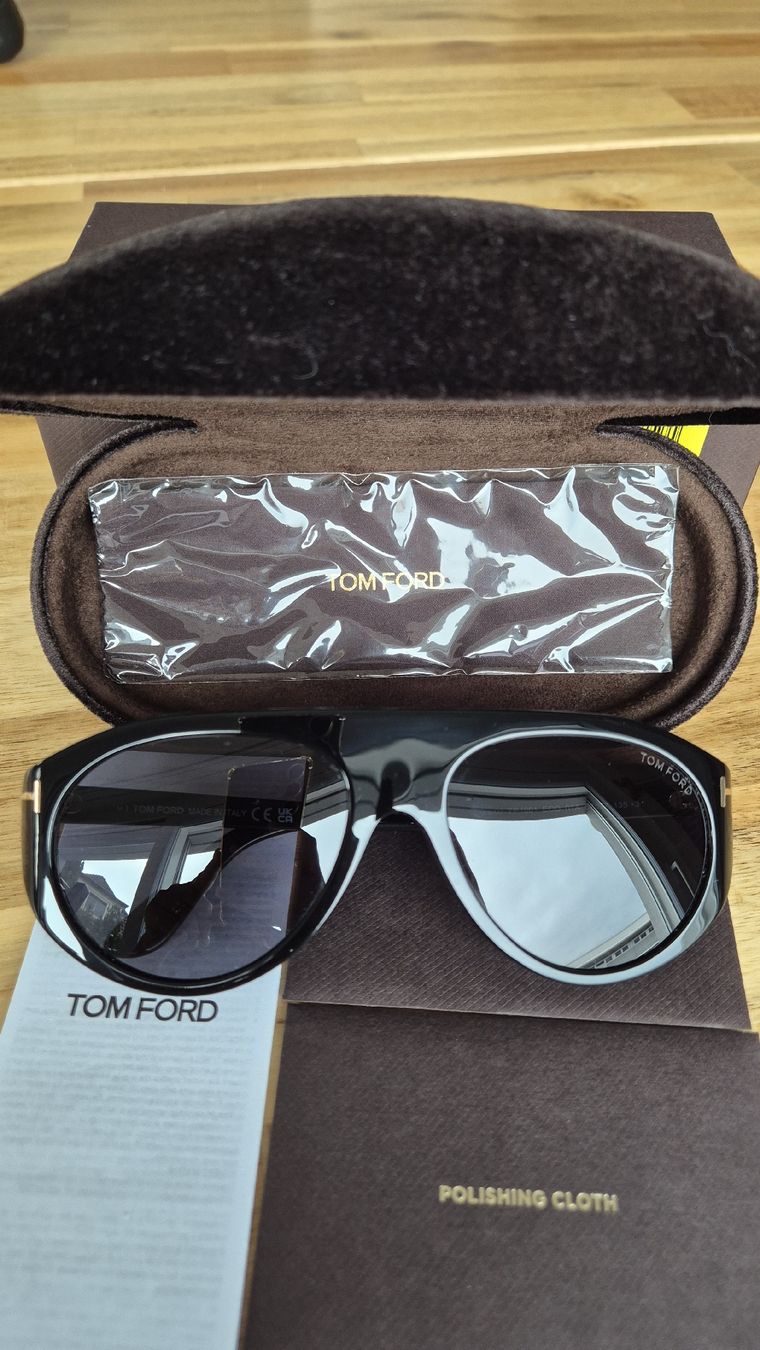 Tom Ford Occhiali & Lenti: Tom Ford Rex 02 Sonnenbrille – Usato da Romanshorn venduto da Eleony 1