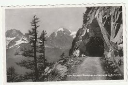 Route des Montuires am Barberine-Staudamm, Valais