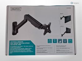 DIGITUS Einzelgasfeder-Monitor-Wandhalterung