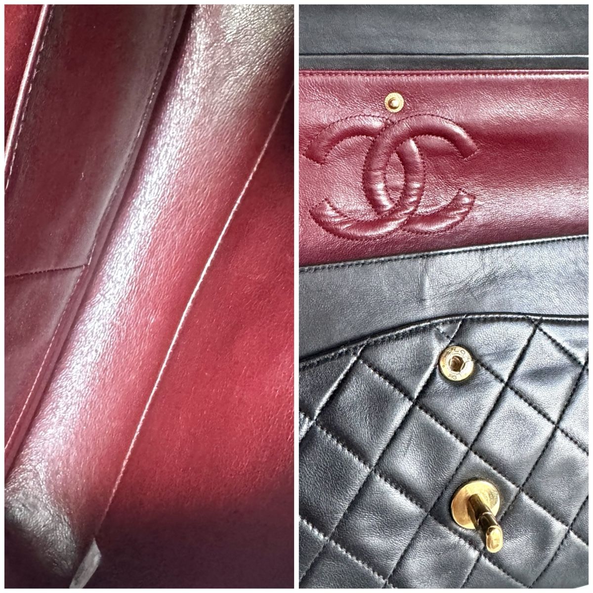 Chanel Taschen für Damen: CHANEL Lambskin Quilted Medium Double Flap Tasche – Gebraucht aus Kriens von hannaandkiko 9