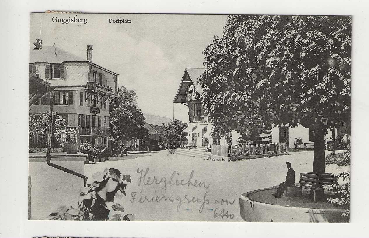 Ansichtskarten: Guggisberg, 1923 – Gebraucht aus Spiez von Niesen20