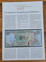 Kuriositäten auf Banknoten Psychologische Kriegsführung