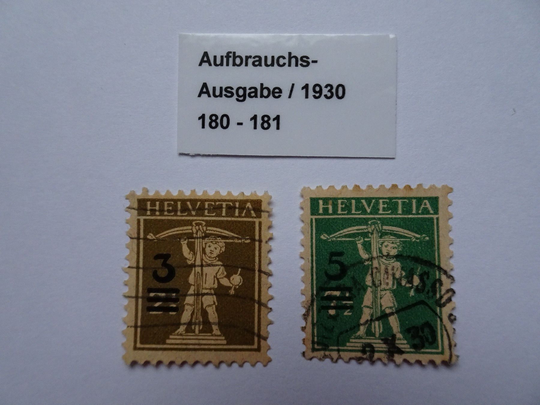 Tous les timbres: 1930 – D'occasion à Aadorf par Chnorli-Furz