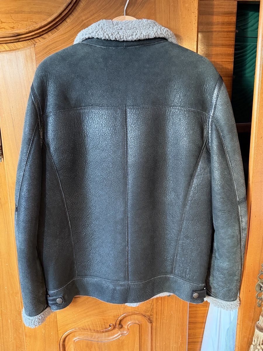 Giacche: Yves Lederjacke mit Lammfell – Usato da Basel venduto da Stauffer94 4